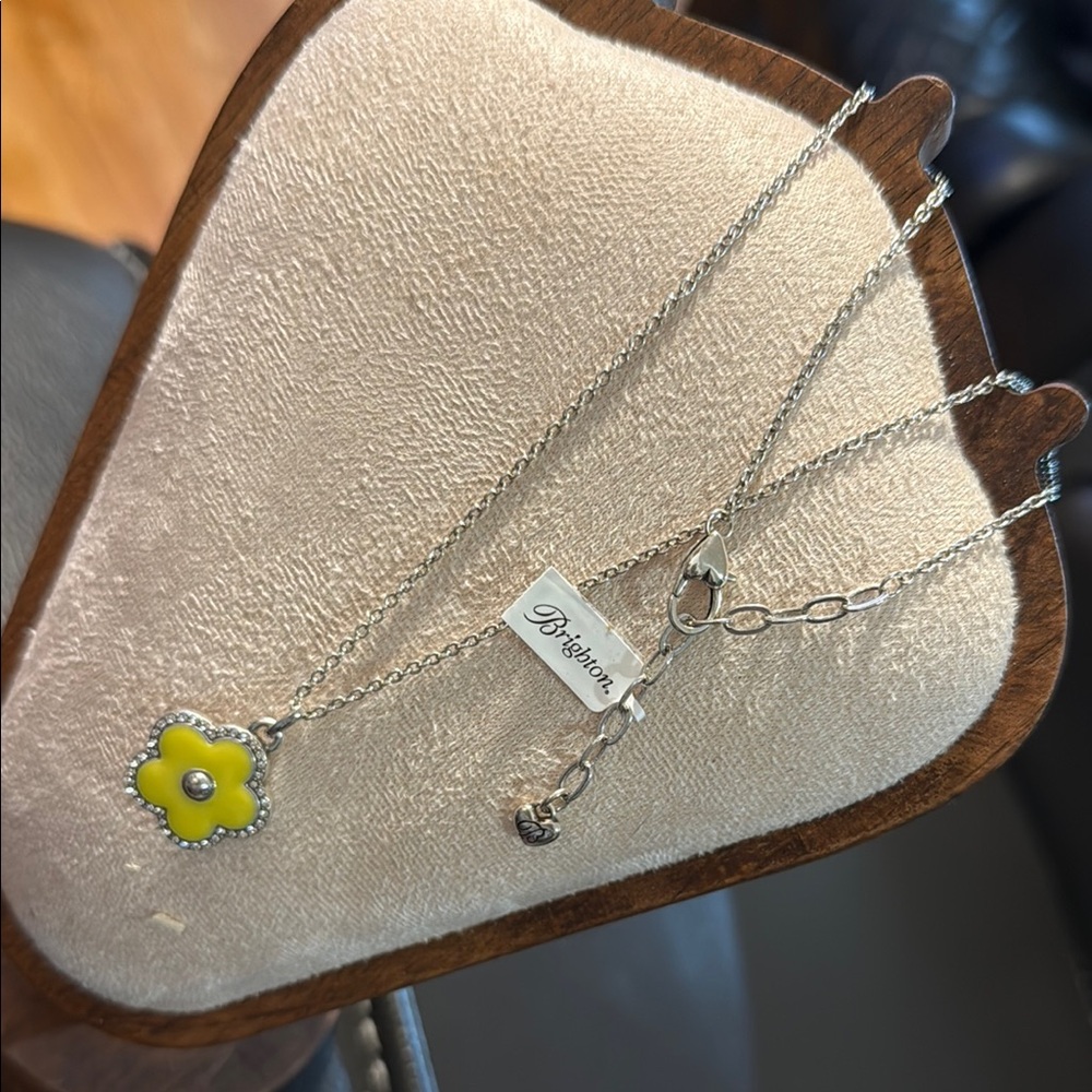 Brighton Yellow Flower Pendant Necklace